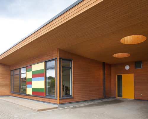 Modern Elementary School Building